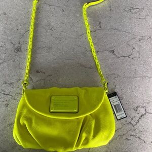 NWT Marc Jacobs safety yellow crossbody vintage